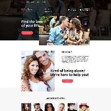 Dating & Introduction Agencies - dating website template